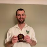 Elliot Ward with his Team of the Decade shield