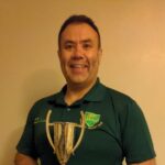 Rob Rollings with his 2nd XI Bowling 2021 trophy