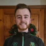 Joey Ellis-Perks with his Team of The Decade shield